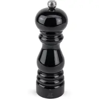 Peugeot Moulin À Sel 18 Cm En Bois Laqué Noir Paris U'select
