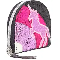 Depesche 10663 Porte-monnaie scintillant Ylvi et les Minimoomis licorne anthracite pour enfants