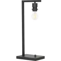 Steinhauer - lampe de table - Stang - noir - métal - luminaire individuel - E27 - 3332ZW