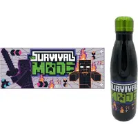 Stor Minecraft - Mode Survie - Bouteille en acier inoxydable 26 oz