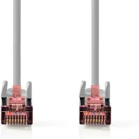 Nedis Câble réseau CAT6 | RJ45 mâle | RJ45 mâle | S/FTP | 2.00 m | Rond | LSZH / PVC | Gris | Emballé