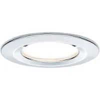 Paulmann Coin Slim Downlights LED - 3 pièces - Dimmable - Chrome