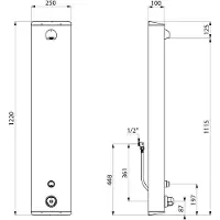 Delabie DU-Elem.SECURITHERM Therm. Edst. Anschl.verd. 30Sek.