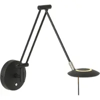 Steinhauer Lampe de lecture Zodiac LED Noir
