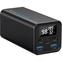XLayer , batterie externe, 20000 mAh, lithium-ion (Li-Ion), compatible avec les technologies de charge rapide 2.0 et 3.0, 3,7 V, couleur noire