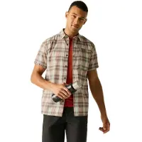 Regatta Anti-insect Travel Light Short Sleeve Shirt Beige L Homme