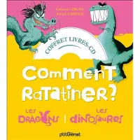P'tit Glenat Coffret Comment ratatiner les dragons et les dinosaures - Livre CD