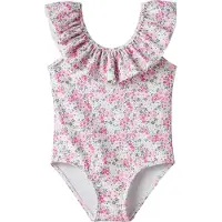 Name it Maillot de bain vert / rose / rose / blanc