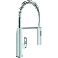GROHE Eurocube Mitigeur monocommande évier finition Supersteel 31395DC0