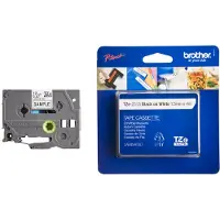 Brother TZe-231S Ruban d'impression noir/blanc Ruban adhésif 4m x 12mm