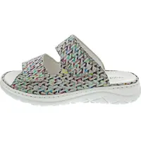 Waldlaufer Mule 'Pantolette Damen 756501-152 299 Echtleder in bunt' mélange de couleurs