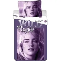 Jerry Fabrics Billie Eilish Bettbezug - 140 x 200 cm - 70 x 90 cm - Baumwolle