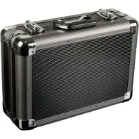 Perel Valise D'outillage Avec Des Coins Arrondis En Aluminium 430 X 300 X 150 Mm