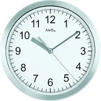 AMS Horloge murale radio, mouvement radio, D20x4cm, 5910