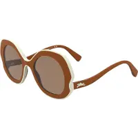 Longchamp Lo780s N Woman Sunglasses Orange Orange Tort 3/CAT2 Femme