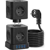 Voomy Multiprise - 10 prises - USB -
