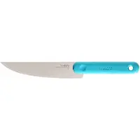 Trebonn Couteau à salami avec manche Soft Touch Sure Grip, acier inoxydable japonais -
