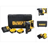 DeWalt DCH 273 P2 Marteau combiné sans fil 18 V 2,1 J SDS Plus Brushless + 2x batterie 5,0 Ah + chargeur + coffret