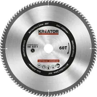 Kreator Lame de scie circulaire Ø 315 x 30 x 3,2 mm 60 dents lame de scie à bois + 3 bagues de réduction
