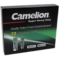 Camelion Zink-Kohle Set 36x AA +36x AAA