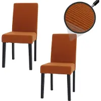 MCW Chaise de salle à manger Littau Velours (lot de 2)
