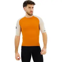 Santini Pelle Stelth Fir Slip-on Short Sleeve Jersey Orange 3XL