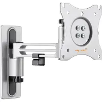 My Wall HC1-2L Support TV mural Niveau à bulle intégré 33,0 cm (13") - 81,3 cm (Mur, 15 kg, 13" - 32"), Support mural pour TV, Argent