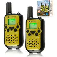 Bresser Walkie-Talkie Set für Kinder (6 km), Talkie walkie, Jaune