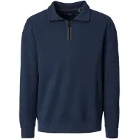 Casa Moda Regular Fit Troyer bleu, Unicolore