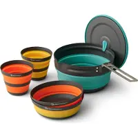 Sea to Summit Batterie de cuisine pliable ultralégère Frontier UL pour 2 personnes/5 pièces
