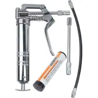 BRÜDER MANNESMANN Pompe à graisse métal argenté 47002