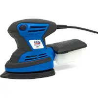HBM 200 Watt. Ponceuse à main multifonctionnelle comprenant 12 feuilles abrasives