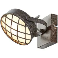 LINDBY Applique Led Tamin Couleur Rouille Style Industrie
