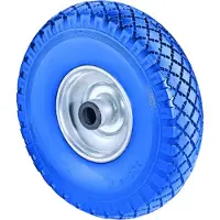 BS Rollen Roue en polyuréthane D. de la roue 260 mm cap. charge 160 kg jante antipanne en acier rainuré