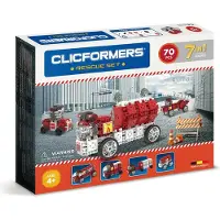 Clics Clicformers Fire Brigade Set, 7-in-1, 70dlg