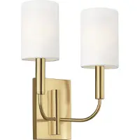 Elstead Lighting Brianna Applique laiton bruni Feiss FE-BRIANNA2-BB