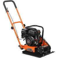 Vevor Plaque Vibrante Thermique 10,5 kN Compacteur à Plaque Vibrante Essence 6,5 hp pour Pavage