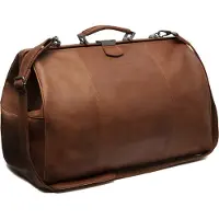 The Chesterfield Brand Cuir sac de voyage sac à épaule bandoulière pour ordinateur portable Travel Bag Cognac marron clair