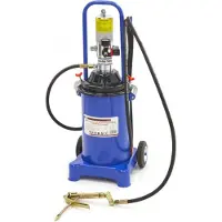 HBM Pompe à graisse pneumatique mobile de 12 litres avec une pression de 300-400 bars