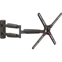 Barkan - Support TV mural Full Motion extra long - 13 pouces - 65 pouces/33 cm - 165 cm - 36 kg - Noir