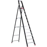 Altrex Échelle à marches Taurus, accessible d'un seul côté, modèle TGB, 12 marches