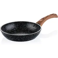 WESTINGHOUSE Poêle à frire - Ø 20 cm - Induction - Sans PFOA - Bois marbré noir