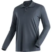 Maier Sports Ulrich Long Sleeve Polo Gris XL Homme