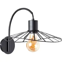 Brilliant Applique murale Leika, noire mate, noire mate, 99422/76