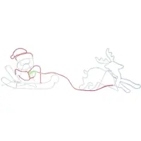 Star Trading Silhouette « Neoled », Père Noël