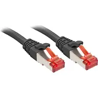 Lindy 47781 Cat6 S/FTP Kabel, schwarz, 5.00m Patchkabel