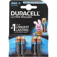 Duracell Ultra Power alkaline AAA-batterijen 4 stuks