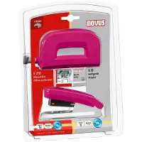 Novus LOT perforateur et agrafeuse Evolution Twin Set fresh , rose