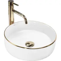 REA Vasque À Poser Sami Gold Edge