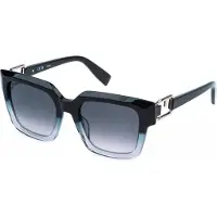 Furla Lunettes de soleil - - SFU981 - Acétate noir sfumato - Carré - Verres gris